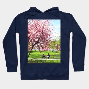 Newark NJ - Lunch and Cherry Blossoms Hoodie